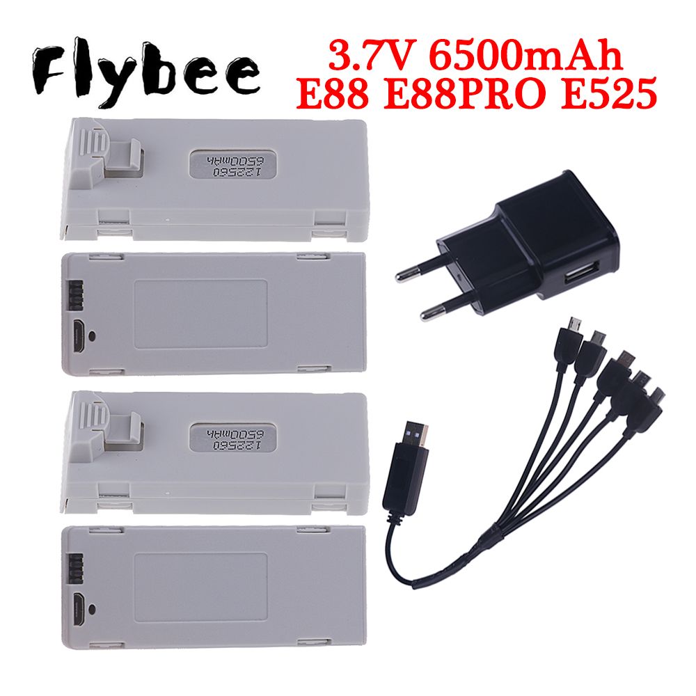 Drone Rc E99 - Original E88 Battery 3.7V 6500mAh Lipo