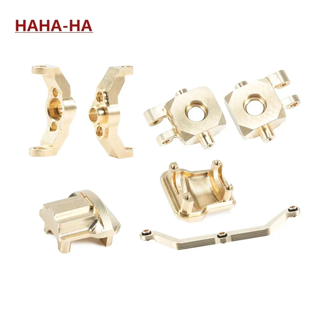 Rc Crawler Axle Parts - TRX4M Brass Weight Steering Link Blocks