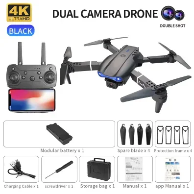 E99 K3 Pro 4K Drone Foldable D - Drone Rc E99 review and price