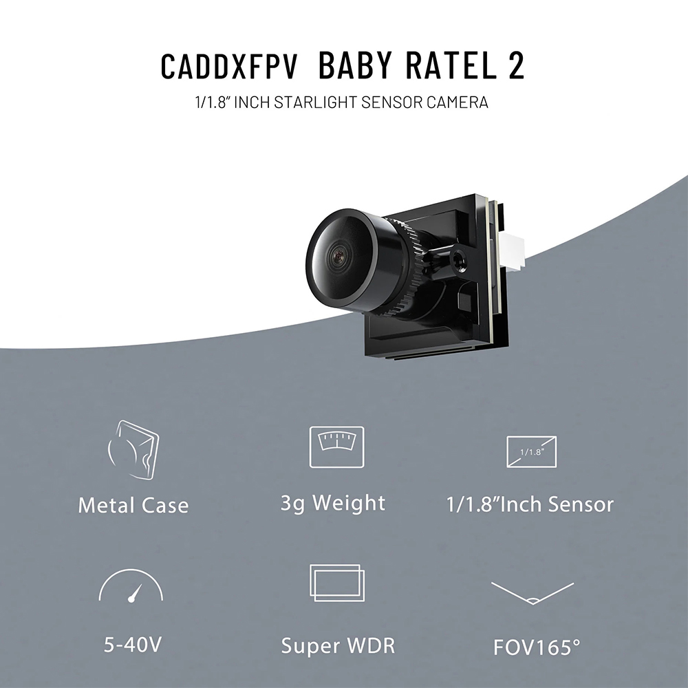 CADDX Micro FPV Camera Ratel 2 - Fpv Drone Camera review and price