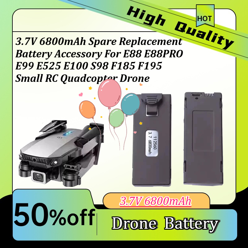 3.7V 6800mAh Spare Replacement - Drone Rc E99 review and price
