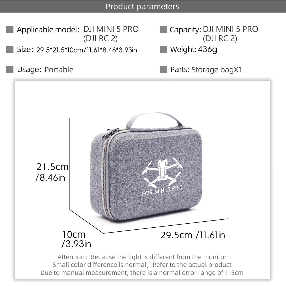 Storage Carry Case for DJI Min - Drone Carrying Bag review and price