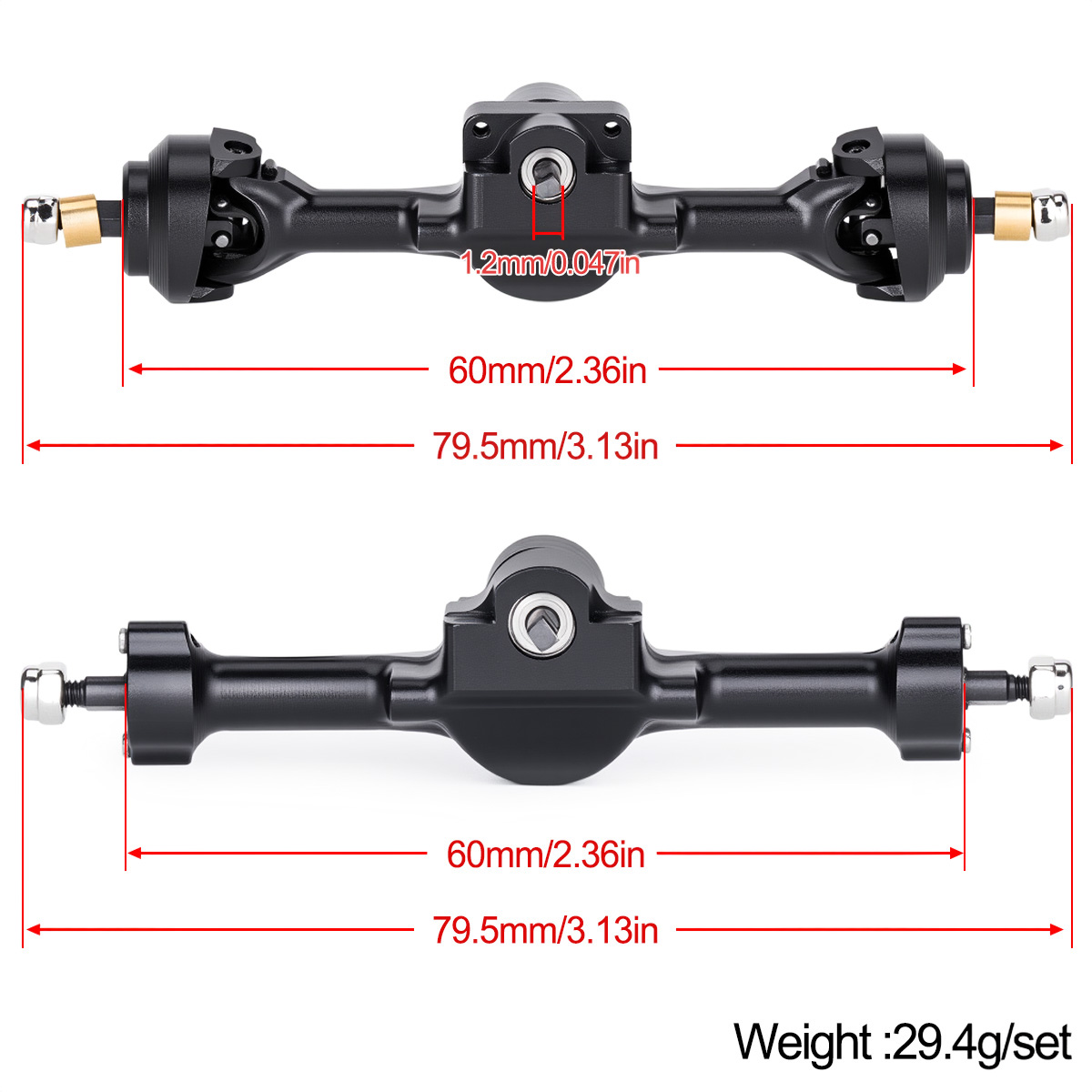Aluminum Alloy Complete Front  - Rc Crawler Axle Parts review and price